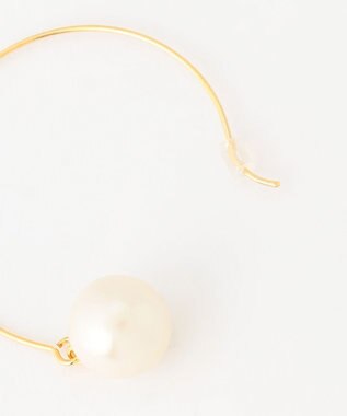 23区 【APPLAUDIR】フープパールピアス ゴールド系