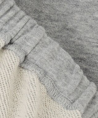 J.PRESS YORK STREET 【UNISEX】裏毛ロゴ刺繍スウェットパンツ ライトグレー系