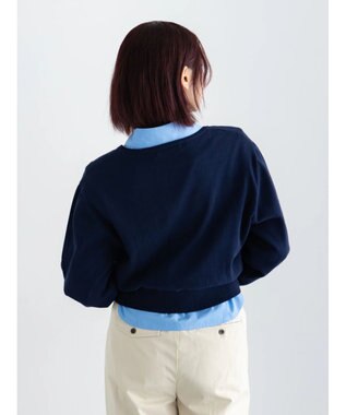 Te chichi コンパクトクルーネックニット【AOYAMA FASHION ASSOCIATION × Te chichi】 ネイビー