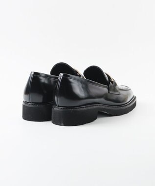 BONTRE 【LucaGrossi/ルカグロッシ】幾何学ビットローファー/K072M-VA ブラック