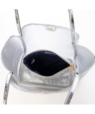 UNBILLION カシュカシュ cachecache / チュールメッシュビッグトート シルバー