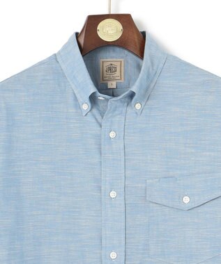 J.PRESS MEN 【WEB・一部店舗限定】アメリカンコットンダンガリーシャツ サックスブルー系