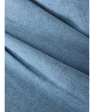 earth music&ecology クロップドポケットポイントシャツ Sax