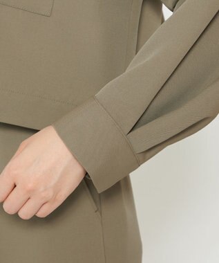 uncrave 【吸水速乾・洗濯機洗い可】エコ ドライ チノ ブルゾン（uncrave STANDARD） ライトカーキ