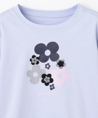 組曲 KIDS 【150-160cm】Tiny Flower トップス サックスブルー系