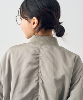 earth music&ecology リバーシブルMA-1 カーキ