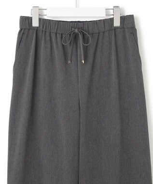 23区 【撥水加工/洗える】ドライ2WAYストレッチ ドロスト ワイド パンツ グレー系