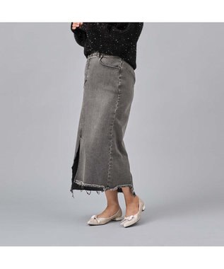 MODE ET JACOMO <carino>ベルベットリボンパンプス アイボリー