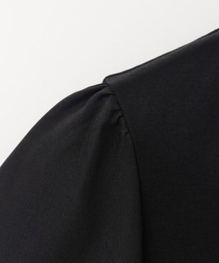 GRACE CONTINENTAL フレアスリーブカットトップ ブラック