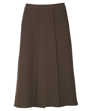Green Parks きれいシルエット裾フレアスカート Khaki