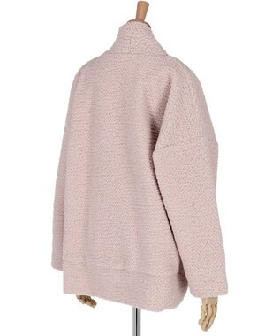 tsumori chisato SLEEP ツモリチサト カーディガン 長袖 ルームウェア フリース(表生地) 綿(肌側) tsumori chisato SLEEP URW412 /ワコール ピンク