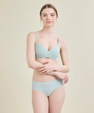 une nana cool 【リニューアル】364ブラ シンプル ノンワイヤーブラ ミント