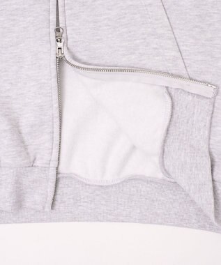 WEGO 【ユニセックス着用ITEM】ラインラグランZIPパーカー アッシュグレー