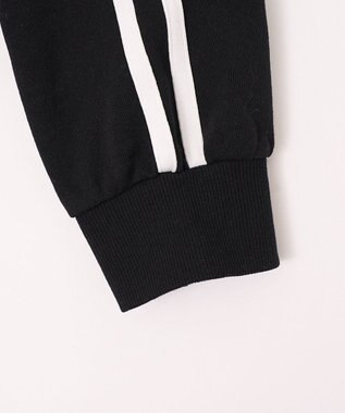 WEGO 【ユニセックス着用ITEM】ラインラグランZIPパーカー アッシュグレー