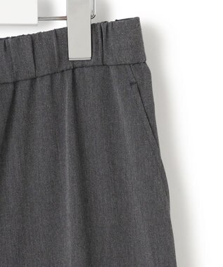 23区 【撥水加工/洗える】ドライ2WAYストレッチ ドロスト ワイド パンツ グレー系