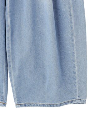 earth music&ecology タックバルーンデニム Light Indigo