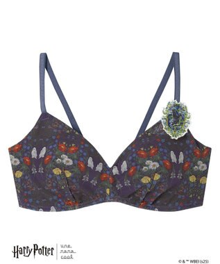 une nana cool 【ハリー・ポッターコラボ】364 シンプル ノンワイヤーブラ ブルー