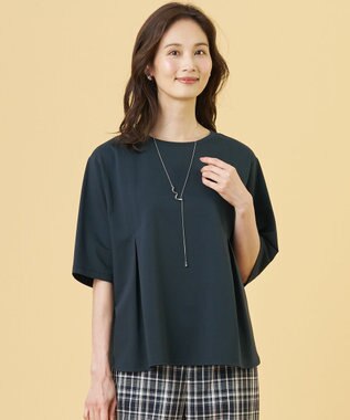 J.PRESS LADIES タイプライターライクジャージー クルーネック カットソー