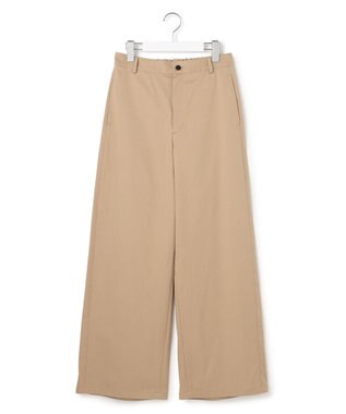23区 【先行予約】ストレッチライトギャバ ワイドパンツ ベージュ系