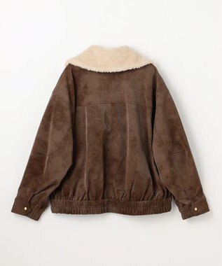 ANY 【2WAY】ボアカラーブルゾン ブラウン