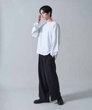 WEGO リバーシブルワンポイントT（LS） オフホワイト