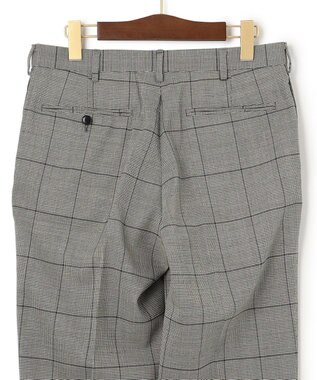 J.PRESS MEN 【J.PRESS BASIC】ペピンメリノコンフォート ストレッチミックスチェック スラックス ブラック系4