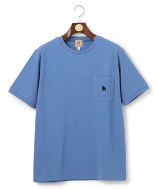 J.PRESS MEN 【WEB・一部店舗限定】カノコバックブル Tシャツ ブルー系