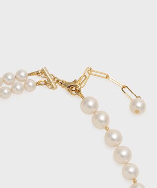 GRACE CONTINENTAL パールレイヤードネックレス ホワイト