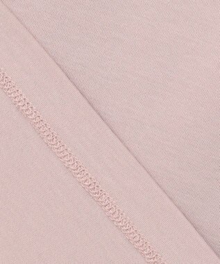 J.PRESS LADIES L 【接触冷感】コットンスムース 刺繍スリーブ カットソー ピンク系