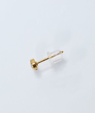Phoebe 【金属アレルギー対応】ジュエルハートピアス(片耳)　ゴールド/サージカルステンレス ゴールド