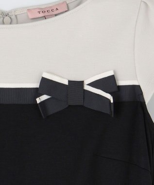 TOCCA 【WEB限定＆洗える】RIBBONSTICK ドレス ブラック系