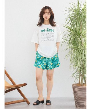 Green Parks ｍｅ　Ｊａｎｅ／４連ロゴＢｉｇＴシャツ White