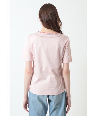 DAKS チェック スパンコール Tシャツ キャニオンサンセット