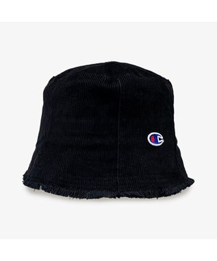 林八百吉商店 Champion コーデュロイフリンジチューリップハット ブラック