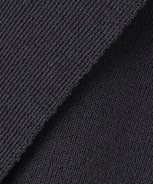 UNFILO シアーフォルムニット ジャケットジレ チャコール