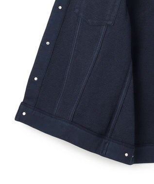 J.PRESS MEN 【NYUZELESS】3rdタイプ ジャージートラッカージャケット ネイビー系