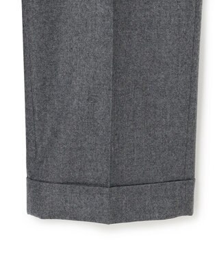 J.PRESS MEN 【J.PRESS ORIGINALS】Peppin Merino Saxony Piped Stem Trousers / Japan Made ライトグレー系