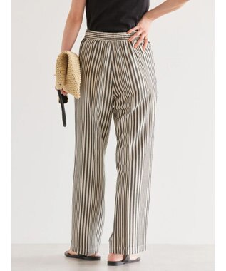 AMERICAN HOLIC リネンブレンドワイドイージーパンツ Stripe