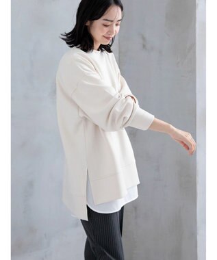 Green Parks Ｓｏｆｔ　Ｃｕｓｈｉｏｎ　ダンボールチュニック Ecru