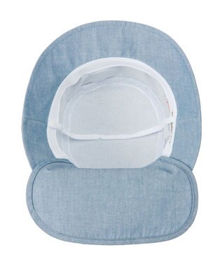 MIKI HOUSE HOT BISCUITS 【44-54cm】 ダンガリー素材 クロッシェ(帽子) ブルー