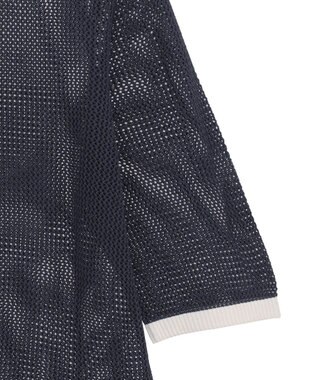 AMERICAN HOLIC メッシュニットリンガーＴシャツ Navy