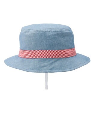 MIKI HOUSE HOT BISCUITS 【44-54cm】 ダンガリー素材 クロッシェ(帽子) ブルー