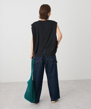 CRAFT STANDARD BOUTIQUE バックタックノースリーブプルオーバー Black