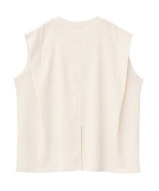 CRAFT STANDARD BOUTIQUE バックタックノースリーブプルオーバー Light Beige