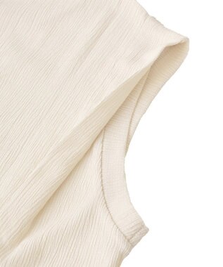 CRAFT STANDARD BOUTIQUE バックタックノースリーブプルオーバー Light Beige