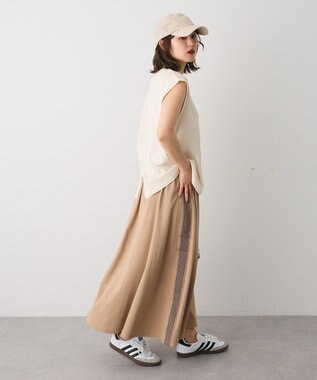 CRAFT STANDARD BOUTIQUE バックタックノースリーブプルオーバー Light Beige