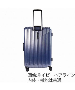 ACE BAGS & LUGGAGE ACE クレスタ2F スーツケース フレームタイプ 7~10泊 83L 05108 エース ネイビーヘアライン