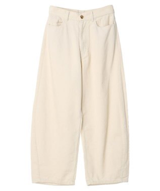 AMERICAN HOLIC コーデュロイコクーンパンツ Ivory