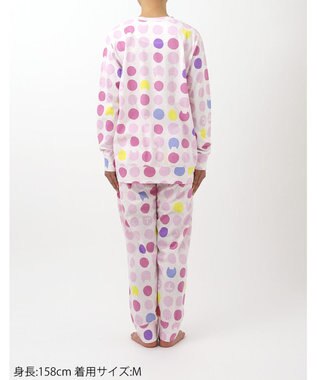 tsumori chisato SLEEP ツモリチサト パジャマ 長袖 長ズボン ルームウェア 綿100%(本体) 天竺素材 薄手 上下セット かぶりタイプ tsumori chisato SLEEP UDX554 /ワコール ピンク