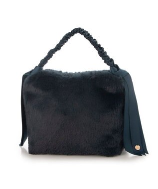 UNBILLION カシュカシュ cachecache / 下がりグログランワンハンドルエコファートート